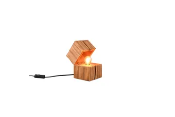 Bordslampa TRIO Treasure Trä - Trä - Products - Belysning - Lampor & belysning inomhus - Sovrumslampa - Sänglampa - Sängbordslampa