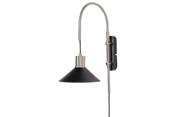 Ozmi Vägglampa E27 E27 - Silver/Svart - Products - Belysning - Lampor & belysning inomhus - Sovrumslampa - Sänglampa - Sänglampa vägg