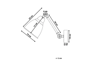Tillatoba Vägglampa M 2-pack - Vit - Products - Belysning - Lampor & belysning inomhus - Sovrumslampa - Sänglampa - Sänglampa vägg