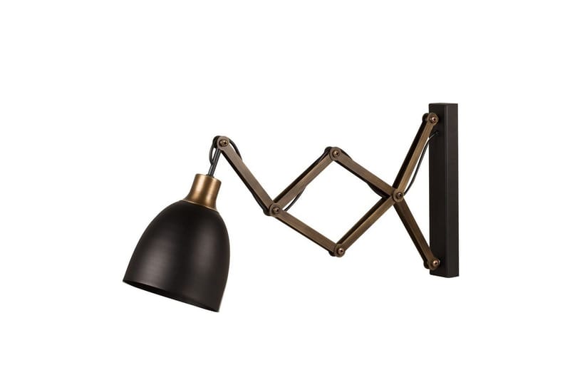 Vägglampa Sugana Lyra Svart / Vintage, Beige/Svart