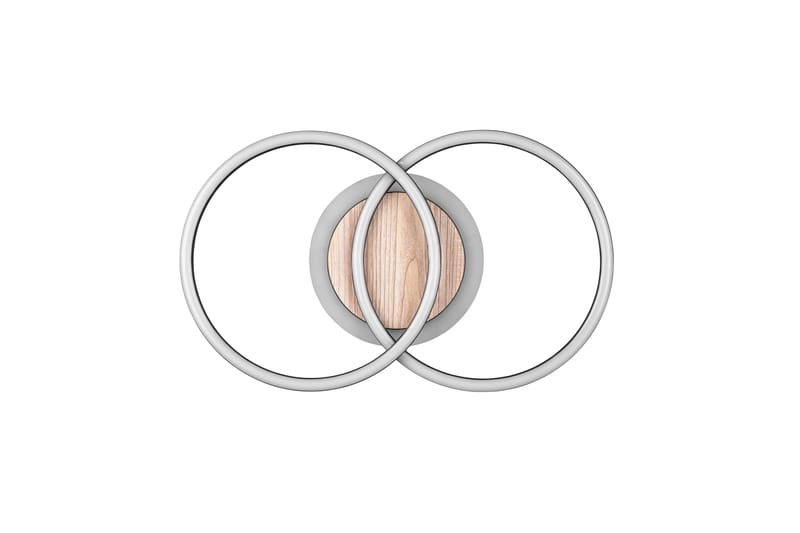 Giro LED Taklampa rund mattsvart/ trä - Mattsvart/Trä - Products - Belysning - Lampor & belysning inomhus - Taklampa & takbelysning - Takplafond