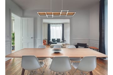 Harper LED Taklampa mattsvart/ trä - Trä - Products - Belysning - Lampor & belysning inomhus - Taklampa & takbelysning - Kökslampa & taklampa kök