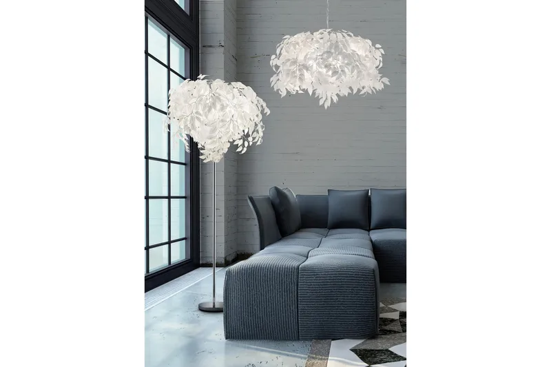 Leavy Taklampa 70cm 4L E14 vit - Vit - Products - Belysning - Lampor & belysning inomhus - Taklampa & takbelysning - Kökslampa & taklampa kök