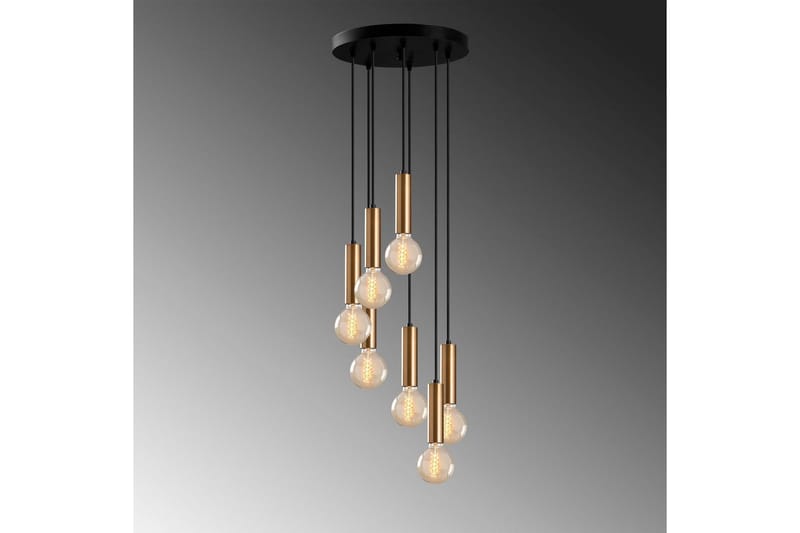 Ljuskrona Tembra Seven Vintage - Guld - Products - Belysning - Lampor & belysning inomhus - Taklampa & takbelysning - Pendellampa & hänglampa