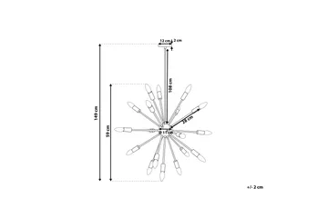 Maguse Taklampa 59 cm - Koppar - Products - Belysning - Lampor & belysning inomhus - Taklampa & takbelysning - Pendellampa & hänglampa