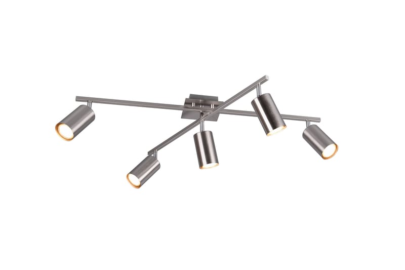 Marley Plafond 5L  GU10 borstad stål - Borstad stål - Products - Belysning - Lampor & belysning inomhus - Taklampa & takbelysning - Kökslampa & taklampa kök