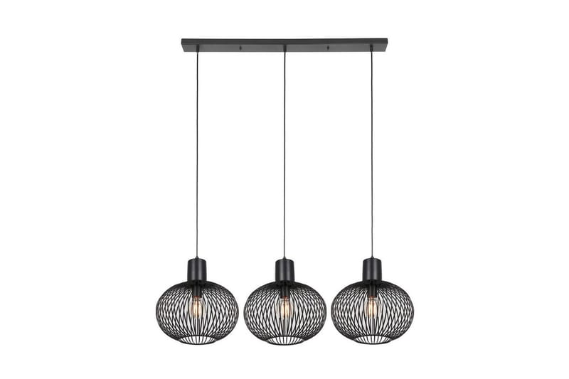 Pendel TRIO Gila 3-del, Mattsvart - 3-del, Mattsvart - Products - Belysning - Lampor & belysning inomhus - Taklampa & takbelysning - Kökslampa & taklampa kök