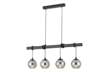 Takpendel Eglo Argallo Svart/Transparent med 4 Lampor - Products - Belysning - Lampor & belysning inomhus - Taklampa & takbelysning - Pendellampa & hänglampa