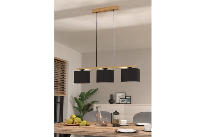 Takpendel Eglo Castralvo - Svart/Brun - Products - Belysning - Lampor & belysning inomhus - Taklampa & takbelysning - Pendellampa & hänglampa