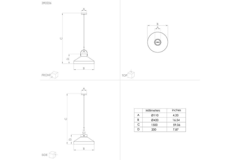 Takpendel Eglo Estepona Grå - Products - Belysning - Lampor & belysning inomhus - Taklampa & takbelysning - Pendellampa & hänglampa