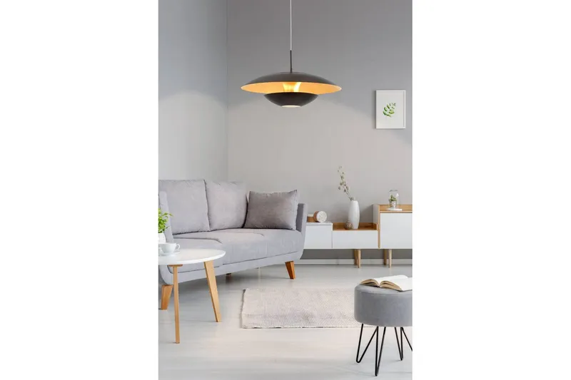 Takpendel Eglo Nuvano - Svart/Guld - Products - Belysning - Lampor & belysning inomhus - Taklampa & takbelysning - Pendellampa & hänglampa