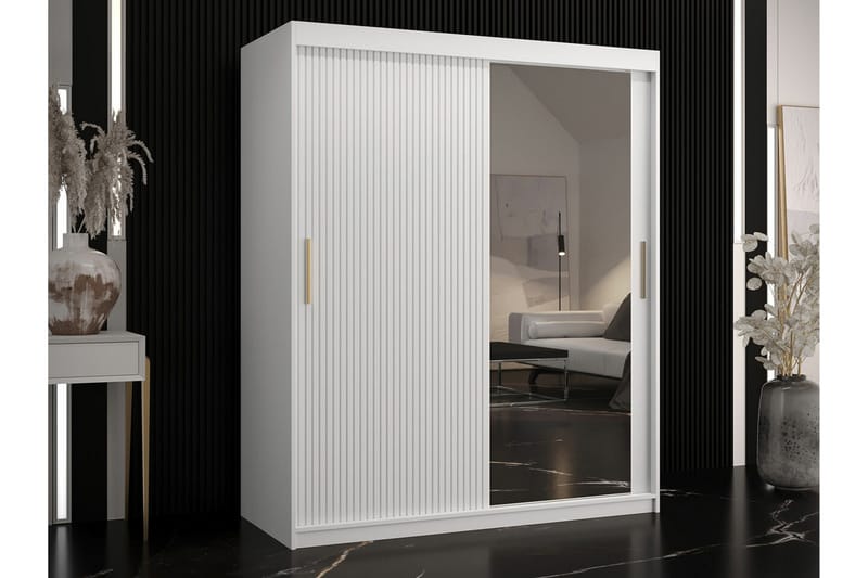 Dunvegan Garderob m. Spegel - Vit - Products - Förvaring - Garderober & garderobssystem