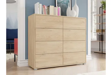 Agawal Byrå 120 cm - Brun - Products - Förvaring - Förvaringsmöbler - Byrå