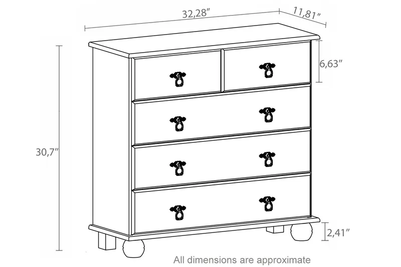 Welton Byrå 82 cm - Vit - Products - Förvaring - Förvaringsmöbler - Byrå - Hallbyrå