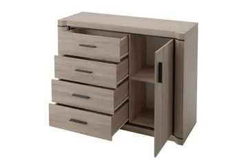 Dallas Skänk 117x43,5x91 cm LED-belysning - Beige/Grå - Products - Förvaring - Förvaringsmöbler - Sideboard & skänk