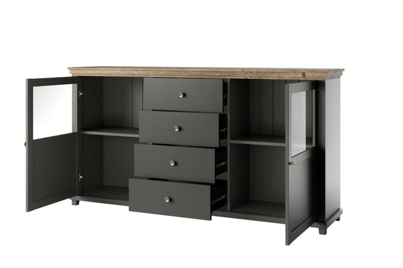 Ivreri Sideboard 42x181 cm - Khaki/Natur - Products - Förvaring - Förvaringsmöbler - Sideboard & skänk