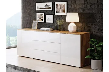 Kankuro Byrå 111x68 cm - Natur/Vit - Products - Förvaring - Förvaringsmöbler - Byrå