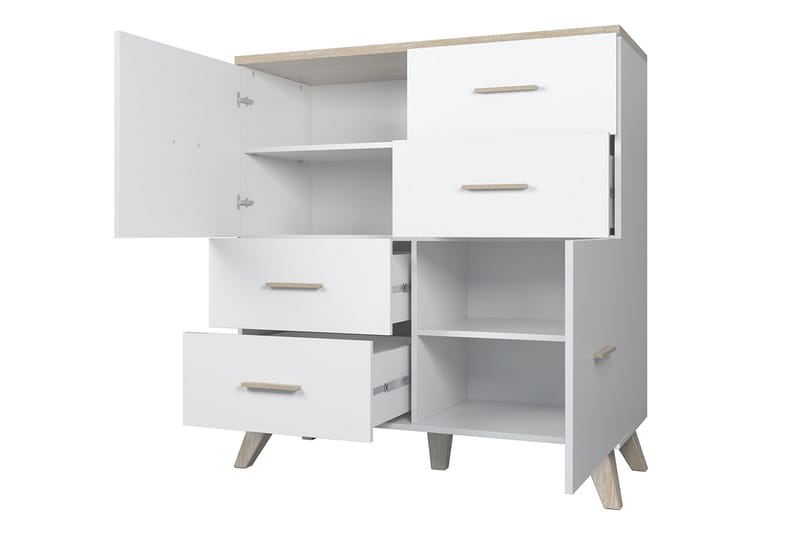 Kardos Vardagsrumsset - Natur/Svart - Products - Förvaring - Förvaringsmöbler - Möbelset för vardagsrum