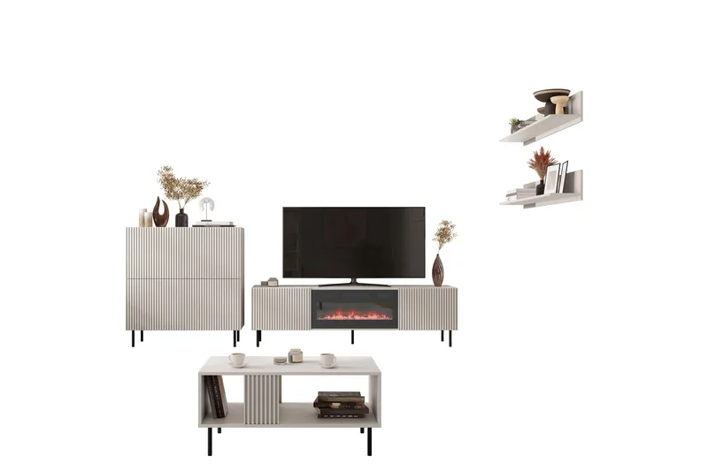 Lionel Möbelset För Vardagsrum, Kashmir