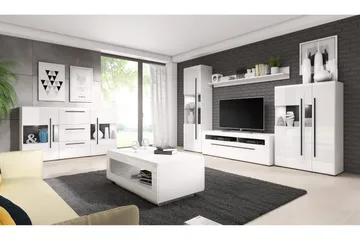 Maricruz Byrå - Vit/Vit högglans - Products - Förvaring - Förvaringsmöbler - Byrå