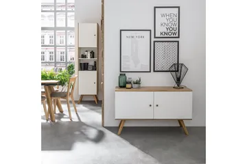 Nature Byrå Vit/Natur - Vit/Trä/natur - Products - Förvaring - Förvaringsmöbler - Byrå