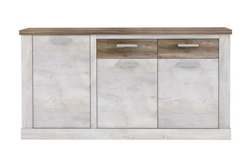 Talebi Låg Skänk 41 cm djup 172 cm bred 90 cm hög Trä - Brun/Vit - Products - Förvaring - Förvaringsmöbler - Sideboard & skänk