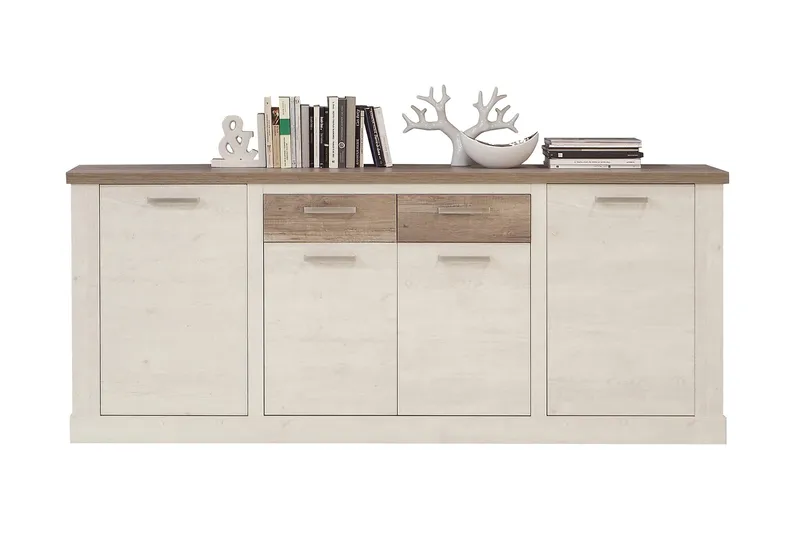 Talebi Skänk 41x213 cm - Brun/Vit - Products - Förvaring - Förvaringsmöbler - Sideboard & skänk