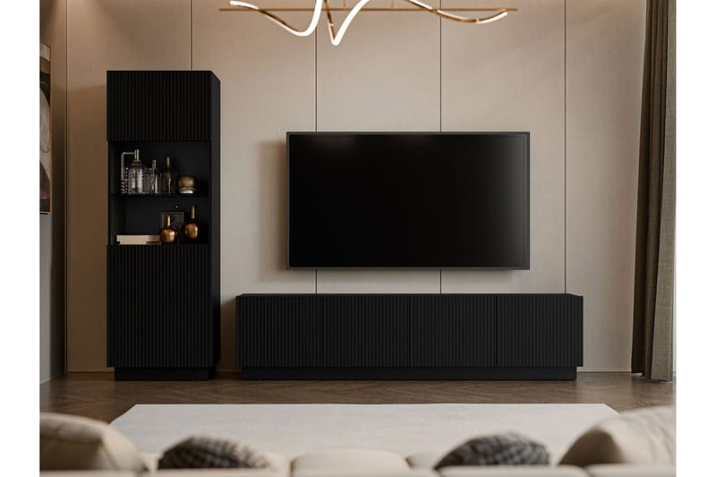 Torvalen Möbelset För Vardagsrum - Svart - Products - Förvaring - Förvaringsmöbler - Möbelset för vardagsrum