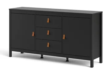Vallvidera Sideboard 38x151 cm - Svart/Natur - Products - Förvaring - Förvaringsmöbler - Sideboard & skänk