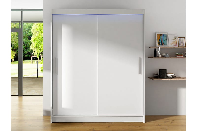 Leila Garderob 150x200 cm - Vit - Products - Förvaring - Garderober & garderobssystem - Garderobsskåp