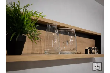 Quant Garderob 50x95 cm - Ek/Svart - Products - Förvaring - Garderober & garderobssystem - Garderobsskåp