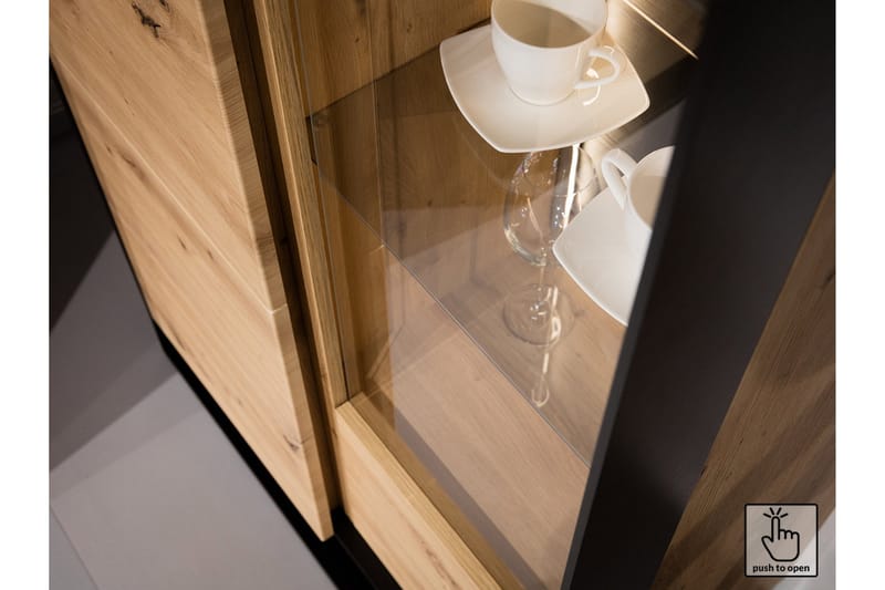 Quant Garderob 50x95 cm - Ek/Svart - Products - Förvaring - Garderober & garderobssystem - Garderobsskåp