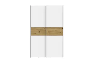 Shipts Garderob 62x120 cm - Vit/Brun - Products - Förvaring - Garderober & garderobssystem - Garderobsskåp