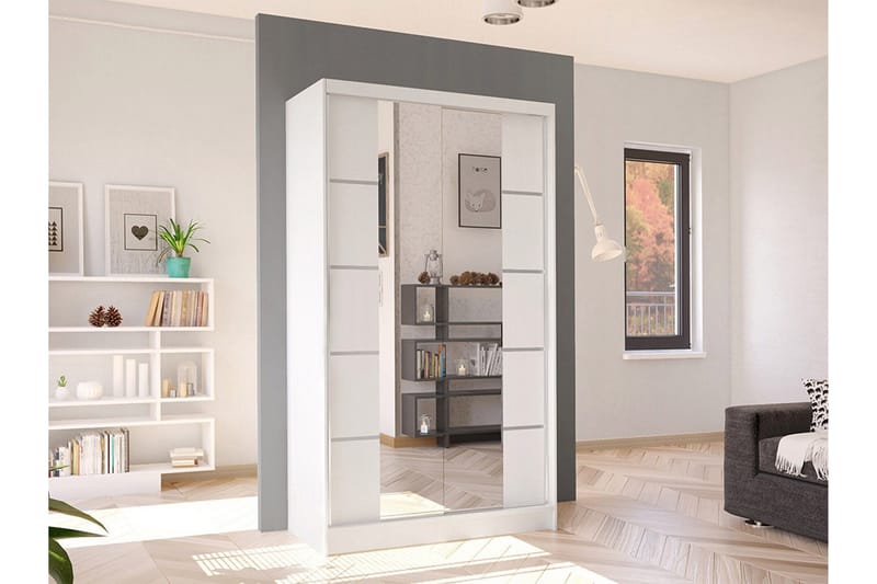 Glenmore Garderob m. Spegel White - Products - Förvaring - Garderober & garderobssystem