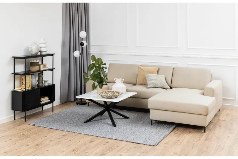 Mehoopany Bokhylla 113,8 cm - Svart - Products - Förvaring - Hylla - Bokhylla