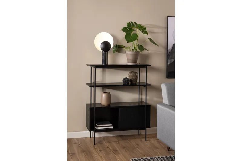 Mehoopany Bokhylla 113,8 cm - Svart - Products - Förvaring - Hylla - Bokhylla