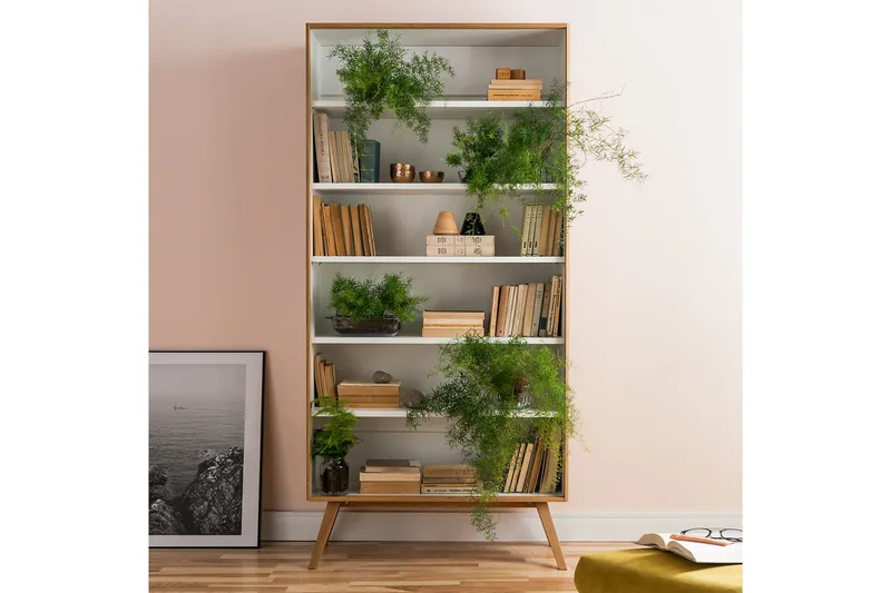 Nature Bokhylla Vit/Natur - VOX - Products - Förvaring - Hylla - Bokhylla