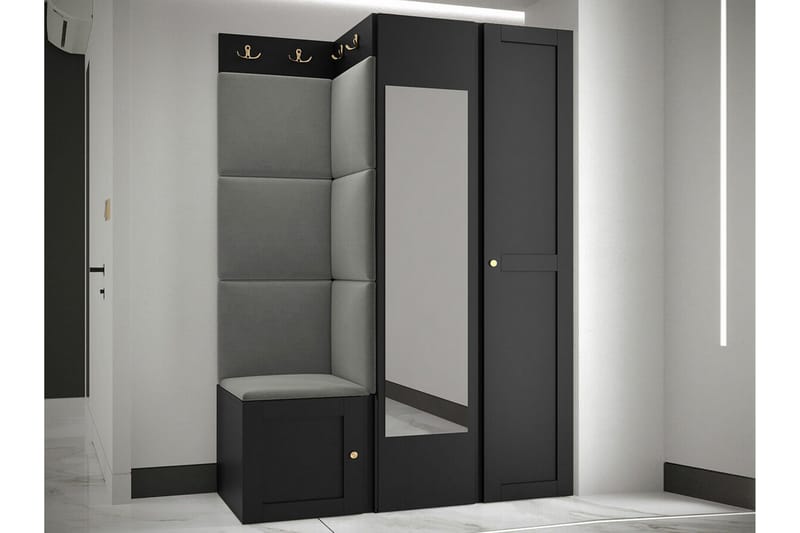 Dunvegan Highboard Black - Products - Förvaring - Skåp - Förvaringsskåp