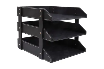 Walter Dokumentruta Svart läder - Products - Förvaring - Skåp - Förvaringsskåp - Kontorsskåp - Dokumentskåp