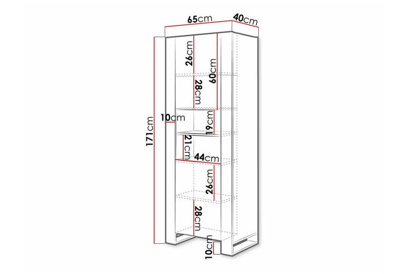 Juniskär Highboard - Antracit - Products - Förvaring - Skåp - Förvaringsskåp