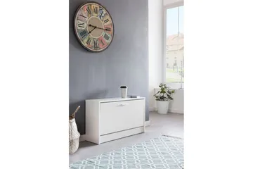 Skoskåp Wohnling SPLIT med fällbara fack, foliebelagd spånskiva Vit - Vit - Products - Förvaring - Skåp - Förvaringsskåp