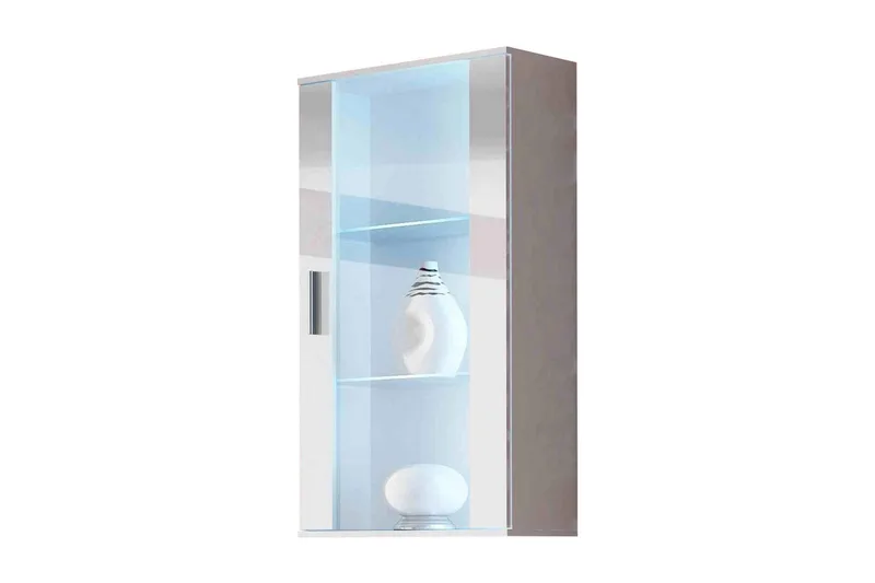 Soho Vitrinskåp 60x29x115,5 cm, Vit