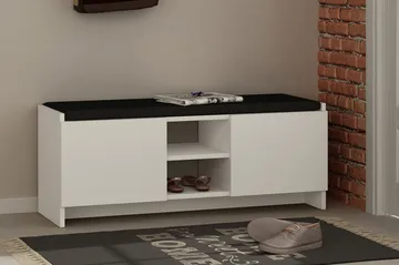 Homitis Skohylla med Förvaring - Vit - Products - Förvaring - Skoförvaring - Skobänk & skohylla med bänk