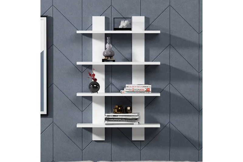 Aposonga Vägghylla 60x16 cm - Vit - Products - Förvaring - Småförvaring - Väggförvaring