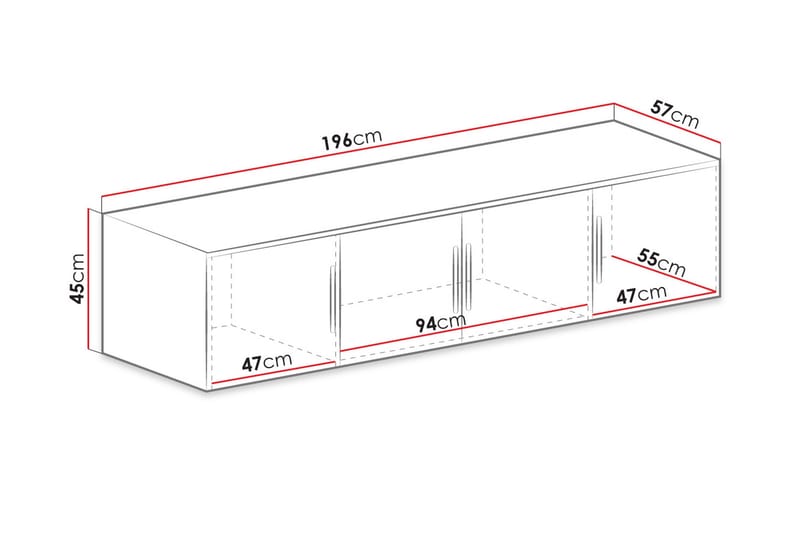 Chavez Vägghylla Ek - Products - Förvaring - Småförvaring - Väggförvaring