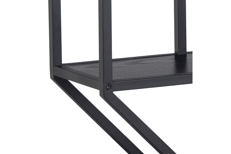 Hasslevik Vägghylla 77x20 cm 4 Hyllor - Svart/Matt Svart - Products - Förvaring - Småförvaring - Väggförvaring