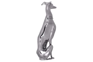 Dekorativ figur Wohnling Aluminiumhund Silver Modern - Products - Inredning - Dekoration & inredningsdetaljer - Prydnadssaker - Skulptur