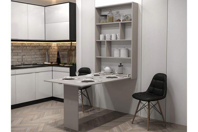 Abi Matbord Vägghängt 130 cm Rektangulär - Beige - Products - Möbler - Bord & matgrupp - Matbord & köksbord