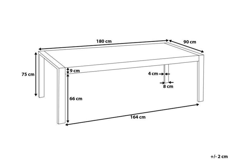 Arctic I Matbord 180 cm - Vit - Products - Möbler - Bord & matgrupp - Matbord & köksbord
