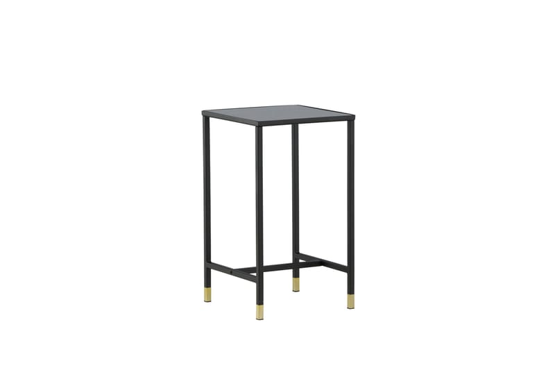 Dipp Sängbord 40 cm Marmormönster - Glas/Svart/Grå - Products - Möbler - Bord & matgrupp - Avlastningsbord & sidobord - Sängbord & nattduksbord